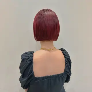 ミディアム カラー 顔まわりカット/艶髪 カラー✨けいとのヘアスタイル