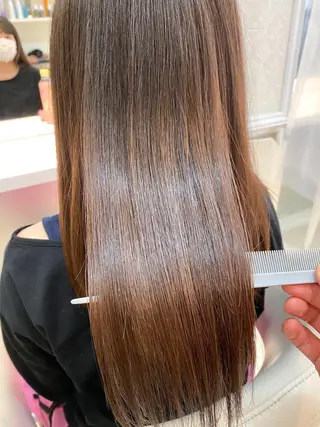 セミロング 🌈髪質改善/縮毛矯 正特化🌈鈴木一寿のヘアスタイル