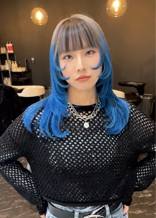 ロング カラー トレンド×デザイン DEAN岡崎店のヘアスタイル