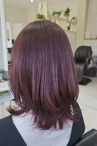 ミディアム カラー ヘアーサロン サニーのヘアスタイル