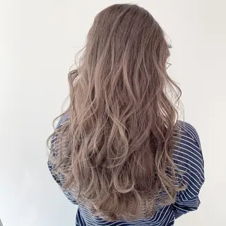 ロング カラー 【ブリーチカラー】 🌈ALIVE若山葵のヘアスタイル