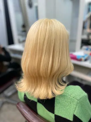 ミディアム カラー 韓国ヘア🤍髪質改善 🇰🇷AKANEのヘアスタイル