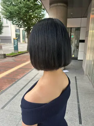 ミディアム カラー ‎ 𝐑𝐈𝐎ྀིのヘアスタイル