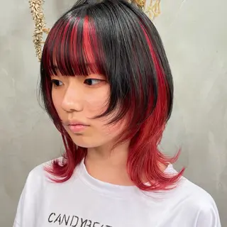 ミディアム カラー RorriM natsuのヘアスタイル
