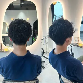 パーマ メンズ 池谷 茉耶のヘアスタイル