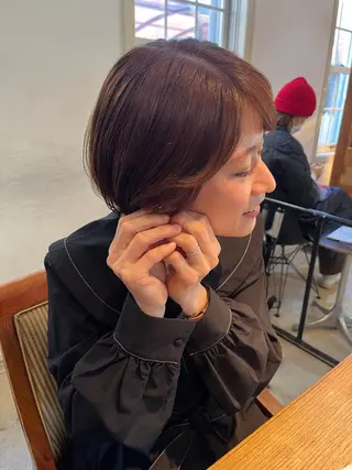 ショート カラー eri kinjoのヘアスタイル