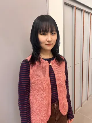 ミディアム レイヤーカット‎🤍 /ともえ🤎🧸のヘアスタイル