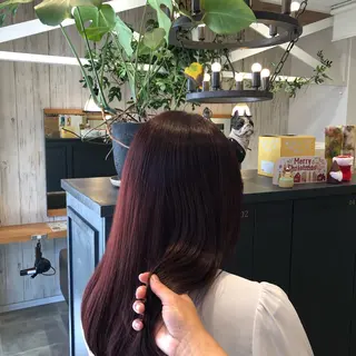 ロング カラー 飯田 真季のヘアスタイル