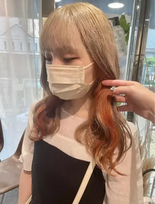 ロング カラー 韓国レイヤー🇰🇷 🤍🎀honokaのヘアスタイル