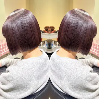 ショート カラー 髪質改善マスター 長尾勇弥/梅田中津のヘアスタイル