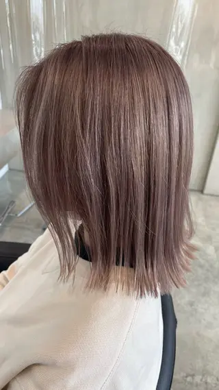 ショート カラー 髪質改善ストレート 🌈似合わせカットのヘアスタイル