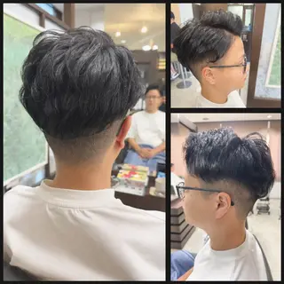 ショート パーマ 中島 剛のヘアスタイル