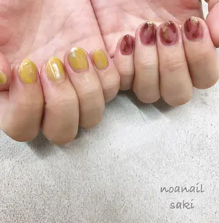 ショート カラー ネイル ショートネイル専門店 noaのネイルデザイン