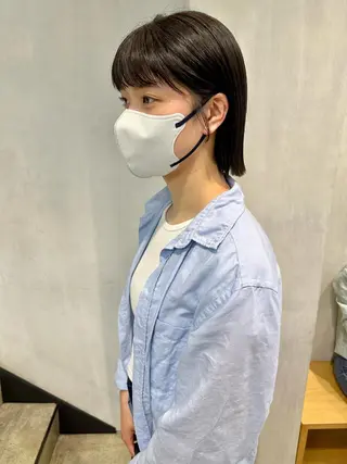 ショート ミゾブチ ユリカのヘアスタイル