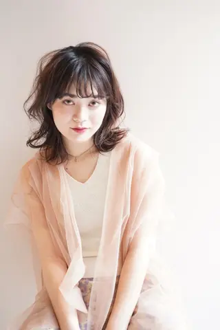 ミディアム 似合わせカット🌿 前川のヘアスタイル