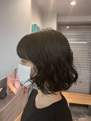 ミディアム パーマ トレンドヘア◎ 店長 清原佑太のヘアスタイル