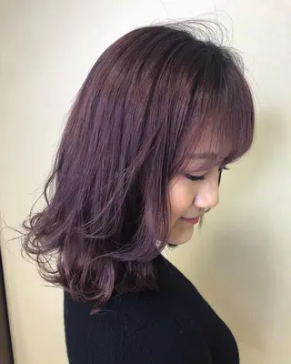 セミロング カラー ヘアアレンジ enurk店 🍋 M I K U  *のその他イメージ