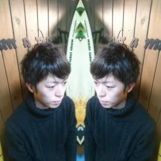 ショート メンズ 岡林 選のヘアスタイル