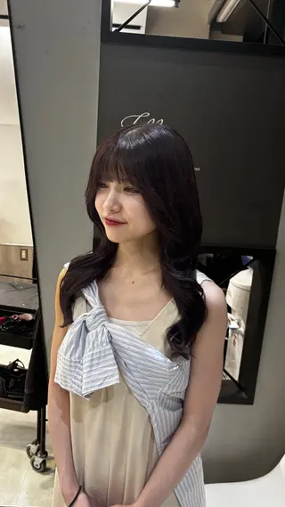 ロング HINAKO🩵 寒色カラー🪽のヘアスタイル