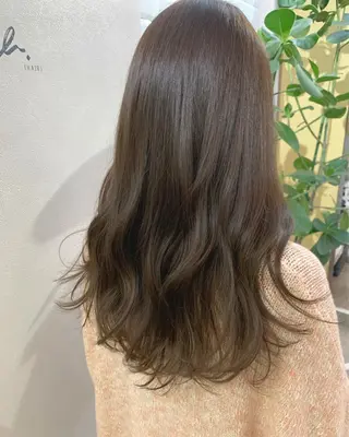ロング カラー hub hair レイヤー/透明感のヘアスタイル