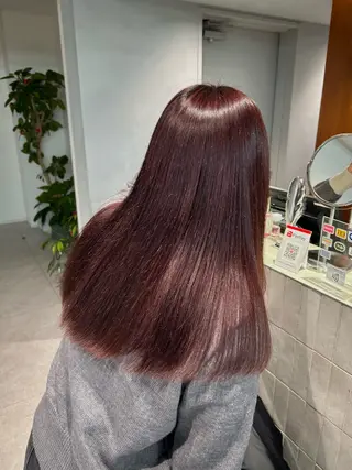 ロング FILMS haru 暖色/ぱつっとbobのヘアスタイル