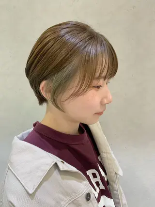 ショート カラー ayumi🌈 インナーカラー🌈のヘアスタイル