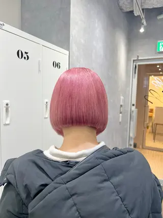 ショート カラー SALOWIN栄 高須大貴のヘアスタイル