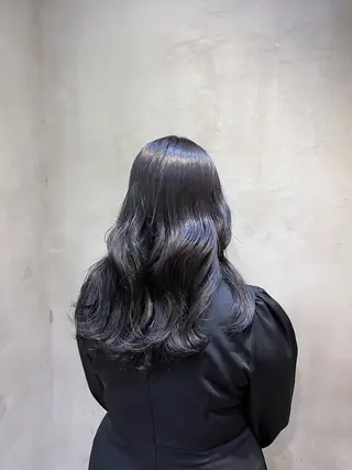 ミディアム カラー ヘアアレンジ 🫧艶髪矯正 髪質改善🫧 大介のヘアスタイル