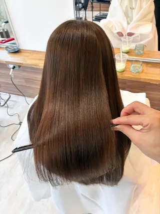 ミディアム カラー 池袋髪質改善Tone byCharaのヘアスタイル