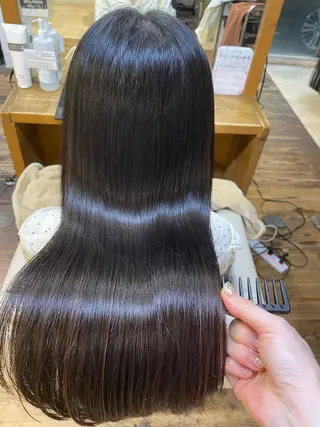 セミロング 山木 裕子のヘアスタイル