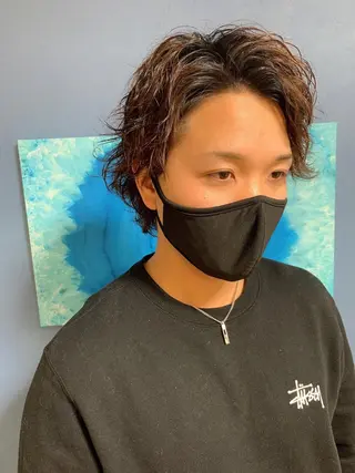 パーマ メンズ Beach 代表 KENTAのヘアスタイル