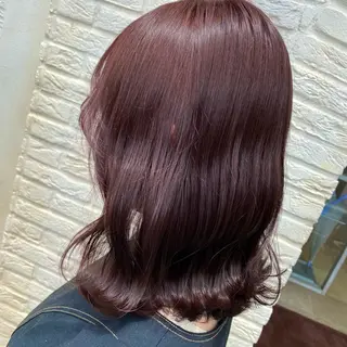 ミディアム カラー 【tocca茨木】 MOMOKAのヘアスタイル