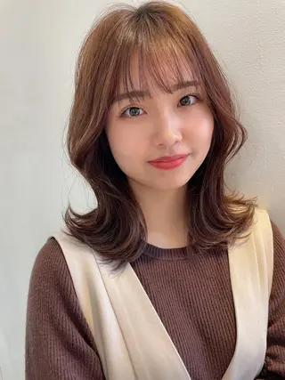 ミディアム ショートショートボブ うるはのヘアスタイル