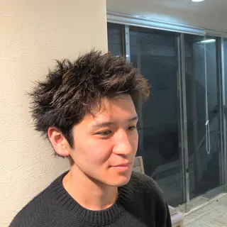 ミディアム メンズ 💥桜木町メンズ専門 💥ルキのヘアスタイル