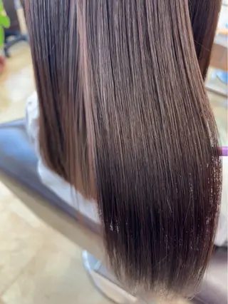 ロング 小島華未/ ヘアカラー/髪質改善のヘアスタイル
