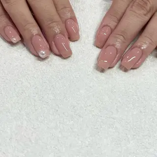 ネイル パラジェルネイル 大人可愛/シンプルのネイルデザイン