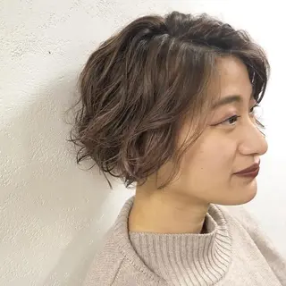 ショート カラー ヘアアレンジ 💖原宿APREA 💖yuka💖のヘアスタイル