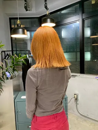 ミディアム 新井 広樹のヘアスタイル