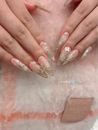 ネイル パラジェル有/ 長さだし/mahoのネイルデザイン