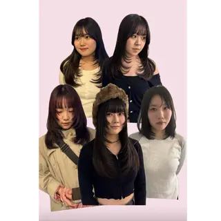 ロング 内沼 恵留菜のヘアスタイル