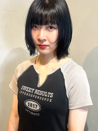 ショート カラー Aya/四条烏丸/ インナーカラーのヘアスタイル