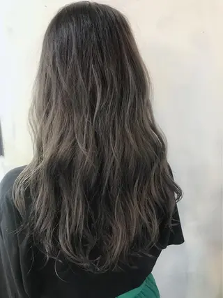セミロング カラー 北間 寛哉のヘアスタイル