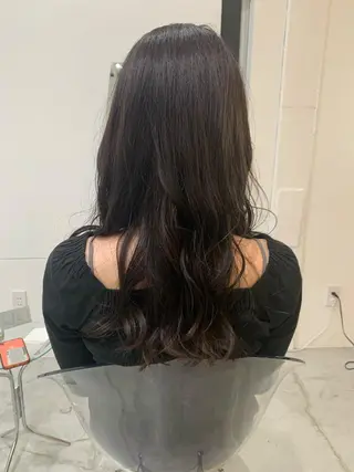 セミロング 高橋 亜紀のヘアスタイル