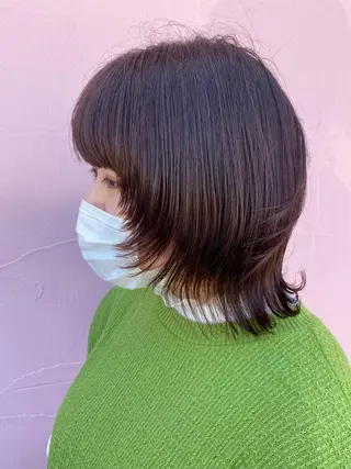 ショート カラー 似合わせレイヤー/ Wカラー🧸こころのヘアスタイル
