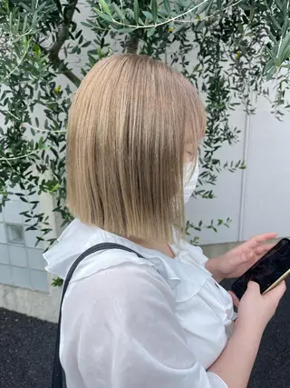ミディアム 梶原 真帆のヘアスタイル