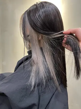 セミロング カラー 中園康 /カラー/ブリーチのヘアスタイル