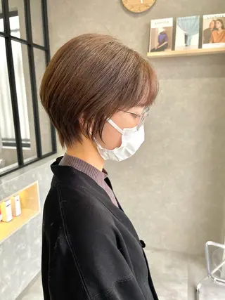 ショート カラー 一ノ瀬 暁のヘアスタイル