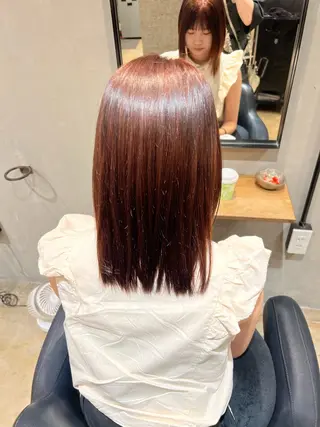 ミディアム カラー 博多韓国ヘア /髪質改善【美涼】のヘアスタイル