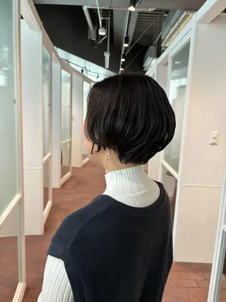 ショート マンツーマン 縮毛矯正/マユコのヘアスタイル