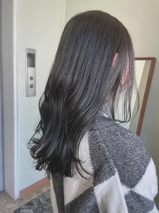 セミロング カラー 髪質改善とカラー特化 ✨Hito.nowaのヘアスタイル